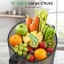 OSTBA Cold Press Juicer, 600W Slow Masticating Juicer with Large Feed Chute