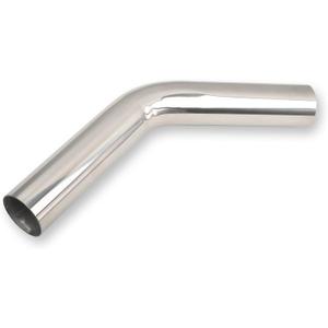 4 Inch 45 Degree DIY Custom Mandrel Exhaust Pipe Tube Pipe, T304 Stainless Steel, Universal Fit, 20.5 Inch End to End Length, 4'' OD Mandrel Bend Pipe