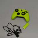 W&O Wireless Controller for With Xbox One, Xbox Series X/S, Xbox One X/S, PC, With RGB LED Light, Mappable Buttons, With 2.4GHZ Wireless Adapter Gamepad (Electric Volt)