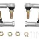 Gledewen Tie Rod End Kit, Compatible with 1997-2017 Honda Foreman 400/450 / 500, 2001-2017 Honda Foreman Rubicon 500, Two Sets Ball Joint, ATV Accessories