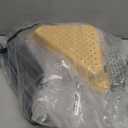 Orimade Rustproof 4 Tier Floor Standing Corner Shower Caddy Organizer, Plastic Metal Splicing Floor Corner Shelf Rack Storage Stands for Bathroom, Wood Grain Surface