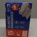 AZEN Premium 15 Pack Elastic Bandage Wrap 4 Inch, Compression Wrap Bandage for Legs, Ankle, Knee, Tummy, Body, Latex-Free, Lymphedema Wraps for Legs