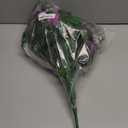 Lodou Artificial Cemetery Flowers,Outdoor Grave Decorations Roses,Arrangements Bouquet with Cemetery Vase, Silk Flowers for Long-Lasting Remembrance (Purple)