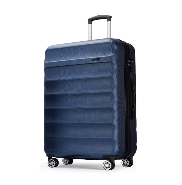 GinzaTravel, PP material 28inch expandable suitcase with Double Spinner Wheels， Suitcase with TSA Lock，Lightweight Large Luggage for Family Travel，Royal Blue color