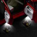 2pcs Door Welcome Light Led Super Bee Scat for Charger Magnum Projector Ghost Shadow Puddle Courtesy Step Lights Pack Square (For Charger)