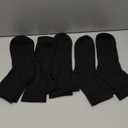 5 Pack Womens Casual Black Socks