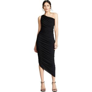 Norma Kamali Women's Diana Gown (Medium, Black)