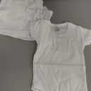 Touched by Nature Unisex Baby Organic Cotton Bodysuits (3-6 Months, White 8-pack)