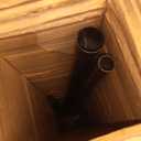 Double Curtain Rods for Windows 36-72 Inches, Adjustable Double Drapery Rods, Decorative Window Curtain Rod with Round & Barrel Finials, 1-Inch Front and 5/8 Inch Back Double Window Curtain Rod Bronze