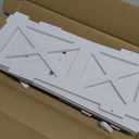 AOJEZOR Toilet Paper Holder Stand: PVC Bathroom Cabinet Storage for Apartment Dwellers - Bathroom Storage - Light Grey (15.4 inch H)