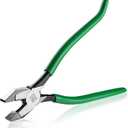 SK 9" Ironworker's Pliers, Wire Cutters With Heavy Duty Knurled Jaws, Spring Loaded Side Cutters, Premium CR-V Steel Construction, Linesman Pliers With Hook Bend Handle