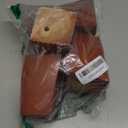 CODIN (5 Sizes: 3"-4"-5"-6"-8" Set of 4 Wood Furniture Legs - Square Sofa Legs, Couch Leg - Brown Mid-Century Modern Replacement Legs for Armchair Recliner Coffee Table Dresser (4, 3")