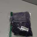 Women's Velvet Wrap Top, Wrap V Neck Ruched Asymmetrical Long Sleeve Slim Fit Dressy Blouse (Large, Purple)