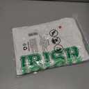 St Patricks Day Sweatshirt Women Shamrock Sweater Notre Dame Shirts Clover Top Irish Gift Long Sleeve Pullover (White, XL)