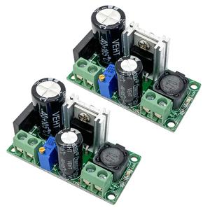 2Pcs Mini AC/DC to DC Buck Step Down Converter AC 5-30V/DC5V-48V 36V 24V to DC 3.3V-33V 12V Adjustable Voltage Regulator Power Supply Board 2A Volt Converter Module
