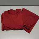 WEERTI Thermal Underwear for Women Long Johns with Fleece Lined Base Layer Women Cold Weather Top Bottom (Red, XL)