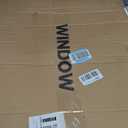 Horizontal RV Window, 24" W x 20" H Tinted Sliding RV Window with Net Screen and Trim Ring, Suitable for 1-1/8" Thick Walls, DOT Approved