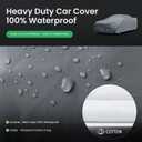 Waterproof Mercedes-AMG GT(2015-2025) Car Cover with Breathable Vents, [2025 Upgrade] Premium Covers with Cotton Liner and Zipper Door, Sun Rain Snow Dust Uv Protection.(Gift with Towel)