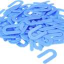 uxcell Plastic Shims, Horseshoe U Shims Spacers for 1/16 Inch Construction Tile Leveling, Blue 100pcs