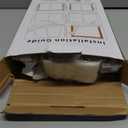 White Screen Door Mesh Magnetic Closure Heavy Duty 48 x 80 inch, Self Closing Fiberglass Mosquito Net with Magnet for Doors, Bug Fly Screens Curtain for Doorway, Keep Bugs Out, Pet Friendly