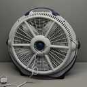 Lasko Wind Machine Fan, Air Circulator Fan with 3 Speeds, 20" Model 3300, Gray
