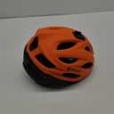 Mountain Bike Helmet,Adult Cycling Helmet with Camera Mount and Detachable Visor for Men Women Youth,Suggested Fit 55-61 Cm (orange)