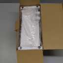 Sponge Holder for Kitchen Sink with Flexible Sponge Holder Smiley Face,2 Tier Kitchen Sink Organizer Countertop and Storage Essentials,Soap Dispenser Organize,Home Decor Accessories-White