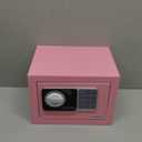 PATRON small safe box with keymini safe for moneysmall coin safes for home with code0.236 Cubic Feet Pink