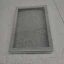 Necklace Organizer Box with Clear Lid Velvet Tray for Jewelry Storage Display Case, 20 Hooks Glass Top Drawer Insert Necklaces Pendants Dustproof Necklace Jewelry Box Organizer & Tray (Grey)