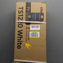 ONKRON Tripod TV Stand for 32-65 Inch Screen up to 77 lbs, Height Adjustable TV Easel Stand with Swivel, TV Floor Mount max VESA 400x400, Modern Corner Floor TV Stand with Beech Wood Legs White