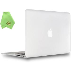 UESWILL Smooth Matte Hard Shell Case Cover Compatible with 2010-2017 Release MacBook Air 13 inch (Model A1466 / A1369) + Microfibre Cleaning Cloth, Clear