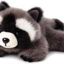 Adorable Raccoon Stuffed Animal Soft Raccoon Plush Toy Cute Birthday Gifts for Boys Girls Kids Toddlers