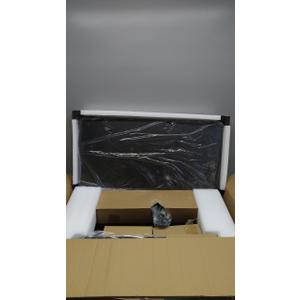 Adjustable Overbed Bedside Table - 90 Tiltable Mobile Standing Desk Portable Rolling Computer Cart Movable Desk for Laptop Bed Sofa Side Table Hospital Home Use, (15.8" W x 31.5" D, Black)