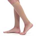 BSERA Calf Compression Sleeve Women, 2 Pairs 20-30mmHg Footless Compression Socks for Swelling Shin Splints Varicose Veins, M