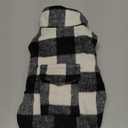 EXPAWLORER Plaid Cat Sweater - Pet Clothes Cat Puppy Vest Warm Fleece Hoodie for Cats, Fall and Cold Winter Coat Pullover Design, Buffalo Checked Sweatshirt Clothing Also for Small Dogs (Large, Black)