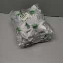 5 x SolarStar 12 PCS Siver Glitter Poinsettias Artificial Christmas Flowers, 5.5 inches, with Clips for Christmas Tree Decoration, Home, Wedding, Party, Wreath Decoration Xmas Tree Ornaments (Silver)