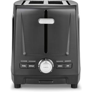 Cuisinart Core Collection 2-Slice Toaster | Extra-Long Slots for Artisan Bread, Bagel | High-Lift Quickview | Single Slice & Defrost Function | +30sec Toast Boost | Removable Crumb Tray, Black