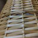 Wedding Stick Umbrellas Bulk, 40 Inch Large Canopy Umbrellas with Woven Rattan Basket Windproof Rainproof , White, 30