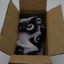 Table Leg Extender with casters, Adjustable Metal Table Leg Extender, Table Leg Extender for Straight and Curved Legs, 2 Levels/Height can Extend 6.3"-7.9" (4pcs) (Extends up to 7.9 inches)