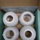 Child Safety Door Knob Cover (4 Pack) Hard-to-Remove Dual-Lock Door Handle Covers for Kids - Reusable Baby Proof Door Knob Locks - Installs Easily, No Tools Needed (White)