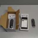 Shelprojsu LED Cordless Wall Sconce Set of 2, 5200mAh Rechargeable Battery Operated Wall Lamp with Remote Control, 3 Colors and Dimmable Magnetic Wireless Wall Light (Black, 2 PCS)