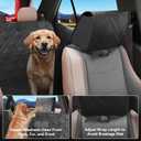 Surfcabin Dog Car Seat Cover for Back Seat with Door Protection | Waterproof & Resists Dog Scratches, Non-Slip, Easy to Install & Foldable Dog Hammock for MidSize SUVs