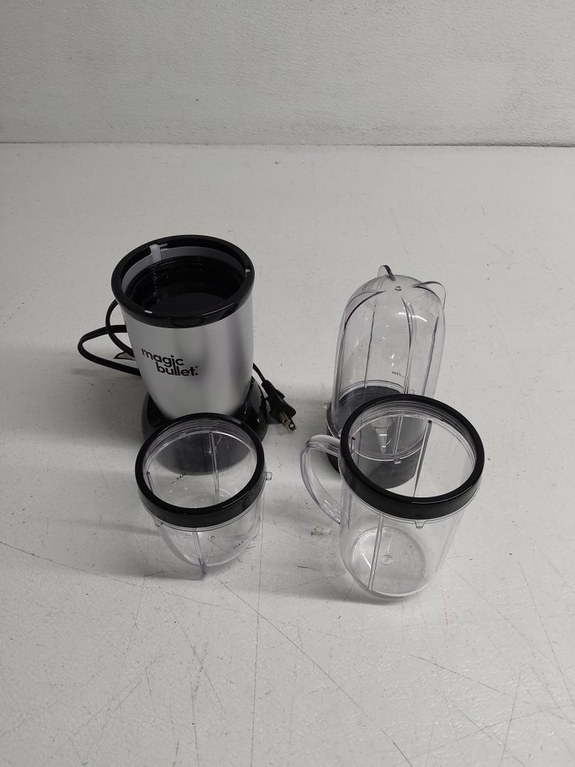 Magic Bullet Blender, Small, Silver, 11 Piece Set