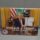 2025 Donald J Trump Wall Calendar | MAGA Presidential 12-Month Wall Calendar | Made in the USA Trump Calendar 2025 | Holiday Gift | 12" x 18" Opened