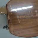 Elongated Toilet Seat Molded Wood Toilet Seat with Zinc Alloy Hinges, Easy to Install also Easy to Clean, Anti-pinch Wooden Toilet Seat by Angol Shiold (Elongated, Natural)