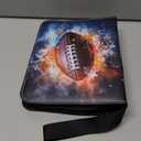 2026 Football Card Binder Trading Card Binder Holder 400 Pockets, Fits 400 Cards with 50 Removable Pages, Football Cards Gifts Collector Album with Zipper Storage Display Case