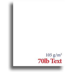 Monarch Executive Letterhead - 7.25 x 10.5 inch - Quality Blank White 70lb Text (105gsm) Stationery Paper (250 Sheets)