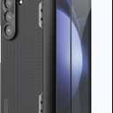 Nillkin for Galaxy Z Fold 6 Case with Hinge Protection, Built-in Screen Protector, Matte PC Cover with Metal Camera Lens Protector, Slim Fit Protective Phone Case for Samsung Galaxy Z Fold 6, Black