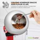 Aieve Snack Coater Compatible with KitchenAid Tilt-Head Stand Mixer, Chocolate Coating Attachment for Freeze-Dried Strawberries,Almonds,Pistachios & Nuts, Home & Commercial Use,Gift for Mother's Day