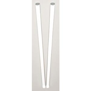 2 Pcs 3/8 Diameter x 18 INCH Long Clear Acrylic PLEXIGLASS Plastic Rod - .375" Dia - 9.5mm